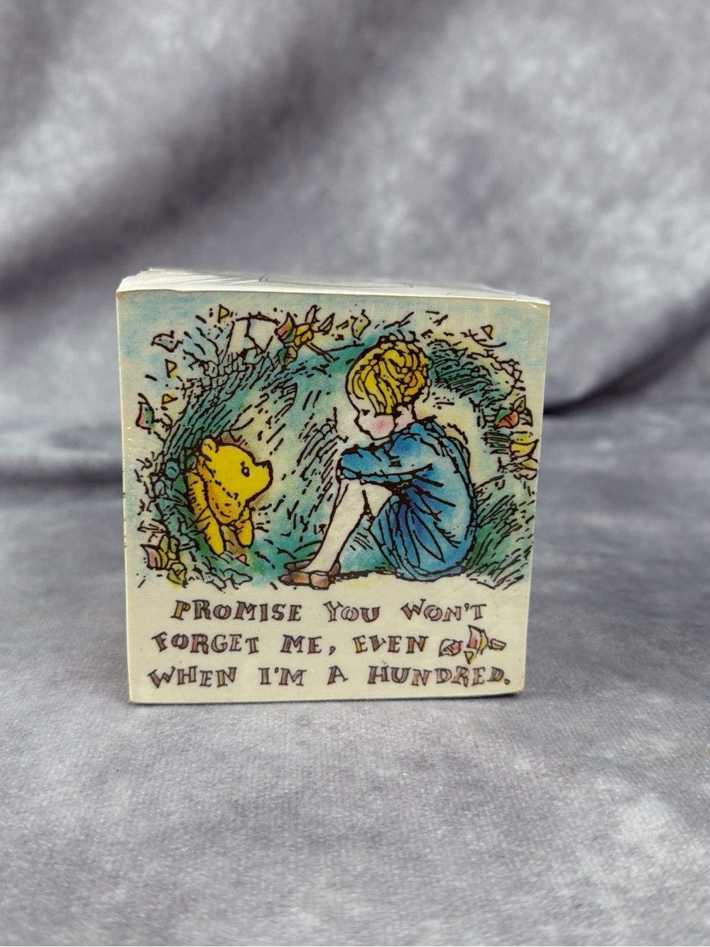 VTG Disney Classic Pooh Christopher Robin Note Block 680 Sheets Michel & Co NOS